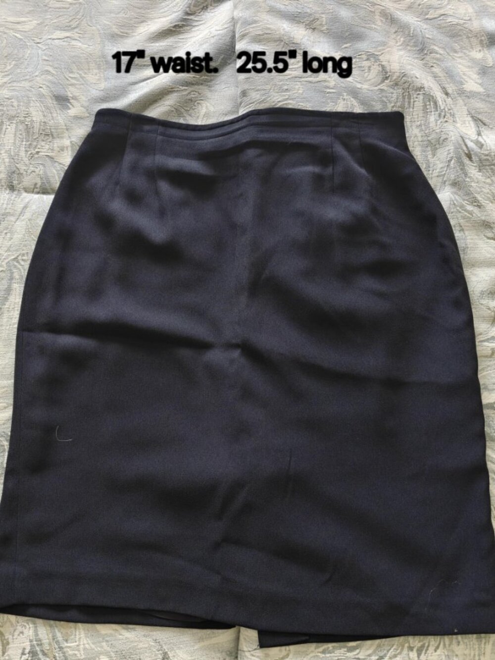 *Black Liz Claiborne skirt with walking slit*